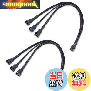 �y���������zCable Matters 2�{�Z�b�g 3���� 4�s��PC�P�[�X�t�@�� ����P�[�u�� - 30cm�A4�s��PWM�t�@�� ����R�[�h�APWM�X�v���b�^�[�P�[�u��