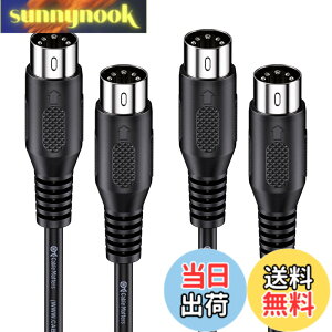 �y���������zCable Matters 2�{�Z�b�g MIDI�P�[�u�� - 1.8m�A5�s��DIN �I�X-�I�X�AMIDI �P�[�u���A�L�[�{�[�h�E�V���Z�T�C�U�[�E�d�q�h�����E�d�q�s�A�m�E�I�[�f�B�I�C���^�[�t�F�[�X�Ή�