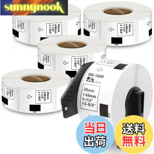 �y���������z�H�i�\���p���x�� 39mm x 48mm 620��/�� DK-1220 DK 1220 ���M�X�e�b�J�[�� ���x���v�����^�[ QL-800 QL-820NWB QL-700 QL-550 QL-720NW QL-650TD 5���[���Z�b�g�A�u���U�[Brother�ƌ݊����̂��� DK���x�� 
