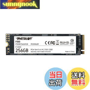 �y���������zPatriot Memory P300 256GB M.2 SSD 2280 NVMe PCIe Gen 3x4 �����^SSD P300P256GM28