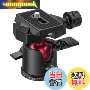�y���������zSmallRig ���R�_�� 360�x��]�� �A���~�� �A���J�X�C�X�v���[�g 3/8-1/4�l�W�A�_�v�^�[�t��-BUT2665