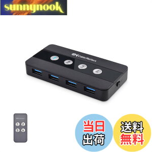 �y���������zCable Matters 4�|�[�g USB �ؑ֊� 4��PC�p 4����4�o�́A�����R���t�� USB 3.0 �ؑ֊�AUSB4�܂���Thunderbolt 4�|�[�g�pUSBA - USBC �ϊ��A�_�v�^�[�t��