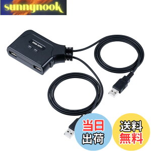 �y���������z�T�����_�C���N�g KVM�X�C�b�` �}�E�X �L�[�{�[�h �؂�ւ� �G�~�����[�V�����@�\ �d���s�v Mac/Windows�Ή� USB�ؑ֊� 1�� 400-SW032