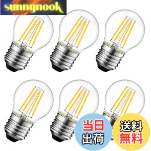 �y���������zLVWIT LED�d�� E26���� 60W�`���� 806lm 6W �t�B�������g 2700K G45�~�j�d�� �G�W�\�� ���g�� PSE 6�� �������Ή�