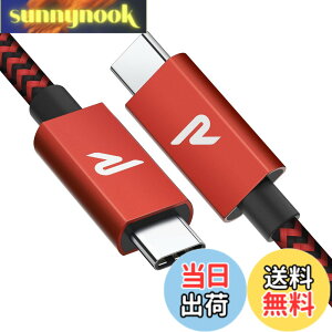 �y���������zRAMPOW USB-C & USB-C �P�[�u���y100W PD�Ή�/USB 3.2 Gen 2x2-20Gbps�f�[�^�]���zPD3.0/QC3.0�������[�d 4K/60Hz �f���o�͑Ή� �����ϋv type-c�P�[�u�� iPhone17/Air/16/16e/15 �[�d MacBook Pro/iPad Pro/Google Pixe