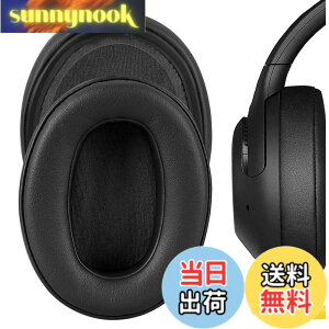 �y���������zGeekria �C���[�p�b�h�݊��� �p�b�h �\�j�[ Sony WH-XB900N/ WH-CH710N/ WH-CH720N/ WH-RF400/ MDR-RF895RK �w�b�h�z���ɑΉ� �p�b�h �C���[/�C���[�J�b�v (�v���e�C�����U�[/�u���b�N)
