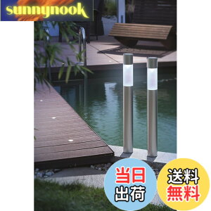 �y���������z�X�^�C���b�V�����_���Ȍ���!! Smart Lighting�@�\�ǉ�! GWSOLAR �\�[���[ ���C�g 2�g�Z�b�g/ ����70cm/ �A���~�|�[���A�z���C�g�F�E�d���F�X�C�b�`�ŐؑցA���a7cm / IPX4�E�z���E�d�C