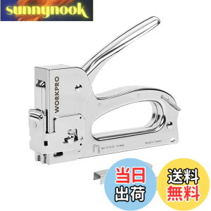 �y���������zWORKPRO �K���^�b�J�[ �n���h�^�b�J�[ �X�e�[�v���K�� �z�b�`�L�X �y��p���z �P�[�u���^�b�J�[ �n���h�����b�N�@�\ 3in1 �֐j 200�{�t�� �؍H�p DIY �ǎ���C �v�V�[�g��C �؍ޗ�