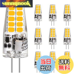 �y���������zLEDGLE G4���� led�d�� 3.5W �d���F2700K �n���Q��35W���� 350���[���� AC/DC 12V�K�p 20LED�r�[�Y �񒲌� �S�����L�z�� 10������