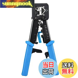 �y���������zCable Matters �����y���`�A LAN�R�l�N�^���� �y���`�ARJ45 ���W�����[ �����H��A�ђʃ^�C�v�ARJ45/RJ11/RJ12 8P/6P CAT6/CAT5E/CAT5�Ή��A�ؒf/��ނ�/�[�q�����@�\�A10��Cat6 �R�l�N�^�t��