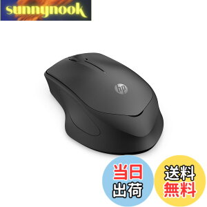 �y���������zHP �}�E�X �É��N���b�N BlueLED ���� ���C�����X HP 280 ���C�����X�}�E�X �d�r�����ő�18�J�� �G���S�m�~�N�X �u���b�N(�^��:19U64AA#UUF) Mac Windows PC MacBook�Ή��y�������K�i�z