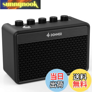�y���������zDonner �M�^�[�A���v �~�j 5W �[�d�� 3�o���hEQ���� ��� �R���p�N�g �y�� ������K Retro British tone DA-10