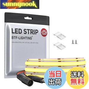 �y���������zBTF-LIGHTING COB FCOB LED�e�[�v���C�g �����x �t���L�V�u�� 1M 528LEDs/m �d���F 3000K ��10mm �X�g���b�v���C�g DC12V 14W/m �����\ �ό`�\ �ؒf�\ �Q�� �L�b�`���z�[�� �������� �G�l��