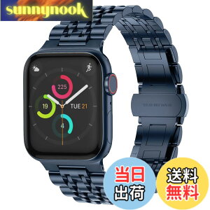 �y���������zBand �R���p�`�u�� Apple Watch �o���h 42mm(�V���[�Y10) 41mm 40mm 38mm�A�����j���r�W�l�X�A�b�v���E�H�b�`�o���h�A�X�e�����X�X�`�[�����^�������o���h Apple Watch SE2 SE �V���[�Y10 9 8 7 6 