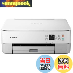 �y���������z�L���m�� Canon �v�����^�[ A4�C���N�W�F�b�g�����@ PIXUS TS5430 �z���C�g 2021�N���f�� �e�����[�N���� 4�F�E��̌^�E�Ή��C���NBC-360/361�V���[�Y