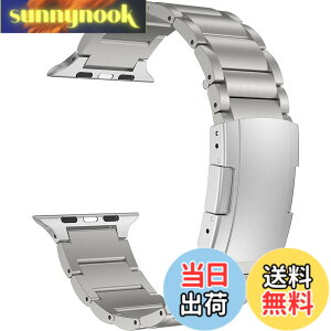 �y���������zMaKTech �`�^���o���h�A�����x���g�g�[�^�X�o�b�N���t���AApple Watch 11/10/9/8/7,Ultra 3/2/1,SE 3/2/1 [2025]�ɑΉ� (46mm/45mm/44mm/49mm,�V���o�[)