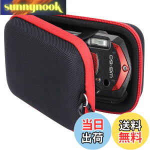 �y���������zKhanka ��p�ی���[�P�[�X �݊��i RICOH ���R�[ WG-80/WG-70/WG-60/WG-50/WG-40/WG-30 �f�W�^���J���� (�Ԃ��W�b�p�[)