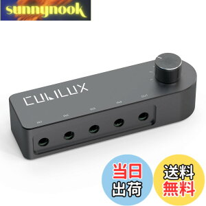�y���������zCubilux 4�E�F�C�o����3.5mm�I�[�f�B�I�X�C�b�`���[�A4�|�[�g�~�j�W���b�N�X�s�[�J�[�Z���N�^�[�A�C���z���ؑ֊�A4����1�o�́A�܂���4�o��1���̓X�e���I�؂�ւ��n�u