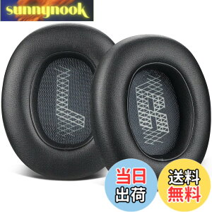 �y���������zSOULWIT �C���[�p�b�h �C���[�N�b�V���� for JBL E65BTNC/Live 650BTNC/Live 770NC/Live 660NC/Duet NC Over-Ear �w�b�h�Z�b�g �p �����p�b�h �m�C�Y�A�C�\���[�V�����t�H�[�� �w�b�h�p�b�h (�u���b�N)
