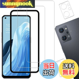�y���������z�y2+2���Z�b�g�zKPNS �K�C�h�g�t�� ���{�f�ސ� �����K���X OPPO Reno9 A/OPPO Reno7 A OPG04 �p �K���X �t�B���� �J�����t�B���� �J�o�[ �ی�t�B����