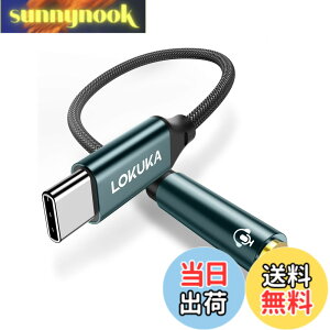 �y���������zLOKUKA usb c �C���z���W���b�N DAC���� �n�C���]�Ή� ���ϋv �ʘb/���ʒ���/���y�Đ��Ή� �C���z���ϊ��A�_�v�^ MacBook/iPad Pro/Air/Android/type c �@��p 20cm LC1