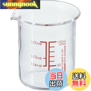 �y���������zHARIO(�n���I) ���{�� �ϔM�K���X�� ���W���[�J�b�v 100ml MJC-10-R-BK