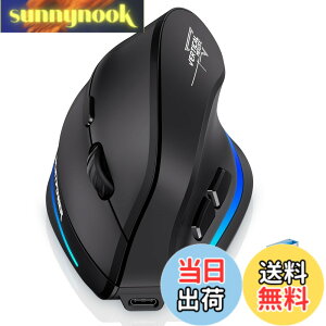 �y���������zECHTPower �G���S�m�~�N�X�}�E�X ���C�����X �c�^ ����2.4GHz �É� �l�I��LED 6�i�KDPI���� TYPE-C�[�d�� �É� �����Ԏg�p 6�{�^�� �E��p �l�ԍH�w�f�U�C�� Windows/MacOS�Ή� �����}�E�X