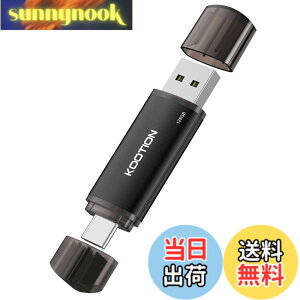 �y���������zKOOTION USB������ 128GB �^�C�vC 2in1 USB2.0 + Type-C �f���A�� usb�������[ �^�C�vc OTG �X�}�z USB �X�}�z������ Type C