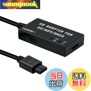 �y���������zMcbazel SFC/N64/�Q�[���L���[�u��p HDTV����HDMI�ϊ��A�_�v�^�[ �A�X�y�N�g��؂�ւ��X�C�b�`���� 4:3����16:9�ϊ��\ HDMI�ϊ��ڑ��R���o�[�^�[-SFC/N64/�Q�[���L���[�u�Ή�-�u���b�N