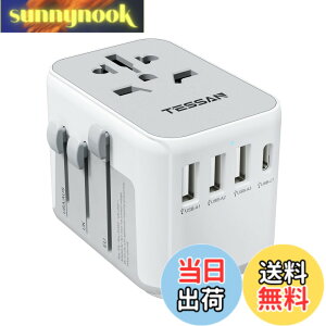 �y���������z�C�O �ϊ��v���O TESSAN �R���Z���g�ϊ��v���O �S���E�Ή� �ϊ��� A/BF/O/C�^�C�v 3��USB-A��1��USB-C�|�[�g�t�� ���[���b�p/�؍�/�C�M���X/�A�����J/�I�[�X�g�����A/�����Ȃǂ̍��ɑ�