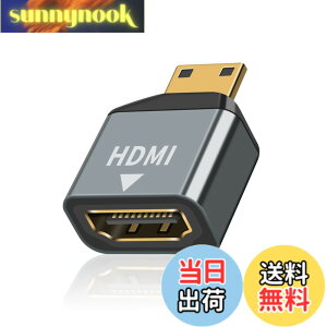 �y���������zPoyiccot HDMI �~�jHDMI�ϊ��A�_�v�^ 4K�AMini-HDMI �ϊ� �I�X���X�A�_�v�^�i�^�C�vC�I�X - �^�C�vA���X) 4K@60Hz�C1080P ���� ���� �ϊ��A�_�v�^ �i1�Z�b�g�j