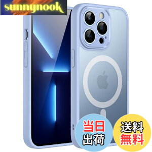 �y���������zJETech iPhone 13 Pro 6.1�C���`�p �}�O�l�b�g �P�[�X MagSafe�ɑΉ� �������̃}�b�g�w�� �J���������Y ���S�ی� ���^ �ϏՌ� �J�o�[ (��F)