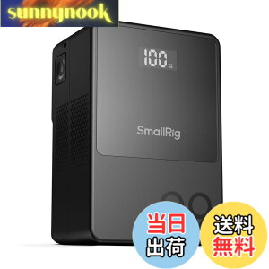 �y���������zSmallRig VB99 �~�j V �}�E���g �o�b�e���[ 6700mAh(99Wh/14.8V) 100W PD USB-C�}���[�d OLED �X�N���[�� DC�|�[�g��� D-TAP USB-A BP�C���^�[�t�F�[�X �J�����Ή� �r�f�I�J�����Ή� ���j�^�[�p �X