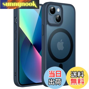 �y���������zJETech iPhone 13 mini 5.4�C���`�p �}�O�l�b�g �P�[�X MagSafe�ɑΉ� �������̃}�b�g�w�� ���^ �ϏՌ� �J�o�[ (�X�g�[���u���[)