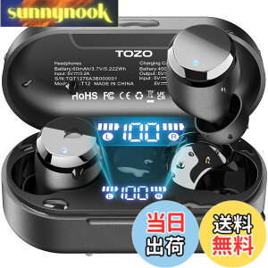 �y���������zTOZO Tones Dots�iT12�j ���C�����X�C���z�� �ɏ�̉��̌� ���͂��@�ׂȉ� LED�f�B�X�v���C�d�r�c�ʕ\�� �h�����\ ENC�m�C�Y�L�����Z�����O �J�X�^��EQ ��p�A�v���Ή� �^�b�`���� 