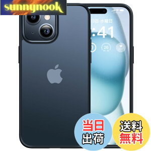 �y���������z�y�ČRMIL�V�K�i�E�w��h�~�zCASEKOO iPhone 15 �p �P�[�X �ϏՌ� ����~�� �w��h�~ �ČRMIL�K�i �}�b�g�d�グ �X�g���b�v�z�[���t�� ���ϖh�~ �ϋv�� �J�o�[�Z�b�g ���C�����X�[�d