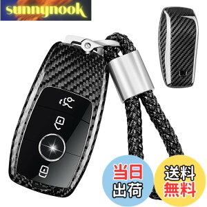 �y���������z[T-carbon] �L�[�V�F���ɓK�����郁���Z�f�X�x���c �L�[�z���_�[�J�o�[,�J�[�{���t�@�C�o�[�L�[�V�F�� E350 E450 C300 CLA 250 GLB250 GLC300 CLS 450 2016-2021 2022 2023 2024