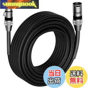 �y���������z�}�C�N�P�[�u�� 30M �I�X-���X 3�s���L���m���P�[�u�� 22AWG XLR�o�����X�ڑ��� ���� ��d�V�[���h �����D�� �^���p���t�R�[�h �����O �R���f���T�}�C�N/AV�A���v/�X�s�[�J�[���ɑ�
