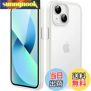 �y���������zJETech �}�b�g�P�[�X iPhone 13 6.1�C���` �ϏՌ����~���^���[�O���[�h�̗����h�~ ������̔������̔w�ʓd�b�J�o�[ �w��h�~ (�X�^�[���C�g)