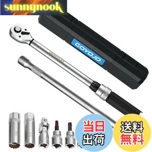 �y���������zGOYOJO �g���N�����` �v���Z�b�g�^ ���C���^�X�p�[�N�v���O 8�_�Z�b�g �����p(3/8�C���`) 10-60N.m ����]�Ή� �g���N���x ±3% �����ԗp�A���d�ԁA�I�[�g�o�C�A�@�B�̐��� �^�C����