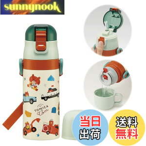 �y���������z�X�P�[�^�[(Skater) ���� �q���p 2WAY �X�g���[���� 400ml �R�b�v���� 350ml �g�~�J�ƃg�� �X�e�����X �y�ʃ^�C�v �ۉ��ۗ� ���e�� waterbottle �X�|�[�c�{�g�� �L�b�Y ���ǂ� ���r SKCP3-A
