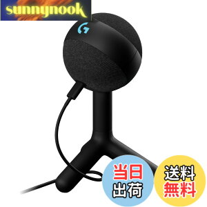 �y���������zLogicool G �Q�[�~���O�}�C�N YETI ORB �R���f���T�[�}�C�N G-YETI-ORB-BK �X�g���[�~���O�z�M �m�C�Y�y�� RGB LIGHTSYNC USB BLUE VO!CE PC MAC �Q�[�~���O �}�C�N �� �u���b�N �R���f���T�[ windows 