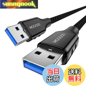 �y���������zMOGOOD USB �����P�[�u�� USB 3.0 �P�[�u�� (5m) �^�C�vA-�^�C�vA �I�X-�I�X USB to USB�P�[�u�� HDD�G���N���[�W���A�J�����A�菑���{�[�h�ATV Box�A�J�����ADVD�v���[���[�A�v�����^�A���f