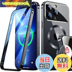 �y���������zRosycover�y�V�����̈�̌^�����Y�E���J�j�J�����b�N�ziPhone 13 Pro Max �p�� �P�[�X Mag-safe�Ή�[360°�S�ʕی�E���ʋ����K���X][�{�̂̐F�ECD Mag-safe�����O]�}�O�Z�[�t ���C�����X�[�d