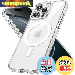 �y���������zJETech iPhone 16 Pro Max 6.9�C���`�p �}�O�l�b�g �P�[�X MagSafe�Ή� �Ռ��z�� �o���p�[�J�o�[ �����h�~ �N���A�o�b�N (�N���A)