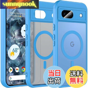 �y���������zBESINPO Google Pixel 8a �P�[�X �y�K���X�t�B�����t���EMagSafe�Ή��z �}�O�l�b�g���� ���΂݂Ȃ� �O�[�O�� �s�N�Z�� 8a �J�o�[ �S�ʕی� �ϏՌ� �����Y�ی� ���^ �w��h�~ �X�g���b�v�z