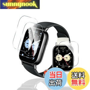 �y���������z�p redmi watch 5 lite �K���X�t�B���� �ی�t�B���� �y3���Z�b�g ���Y���Ɏq�f�ށz �p xiaomi redmi watch 5 lite 1.96�C���` �t�B���� �����ߗ� �����^ �p �V���I�~ redmiwatch5 lite �t�� �ی�t