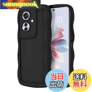 �y���������zHeeNia OPPO Reno 11A �Ή� �P�[�X �J�o�[ TPU �V���R������ �ϏՌ� �����h�~ ��t�ȒP �J�����ی� �����Y�ی� �����g�ѓd�b�P�[�X OPPO Reno 11A �p (�u���b�N)