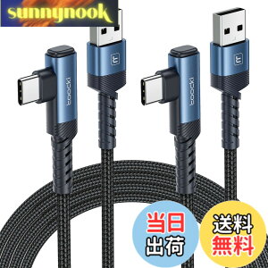 �y���������ztoocki usb c �P�[�u�� 3M �y2�{�Z�b�g�z L�� �u���[ usb a to c �^�C�vc �P�[�u�� 3A�}���[�d �i�C�����҂� PD�Ή� QC 3.0/2.0�Ή� �f�[�^�]�� �f���h�~ iPhone 17/iPhone 16/iPhone 15/Plus�AMacBook Air/P
