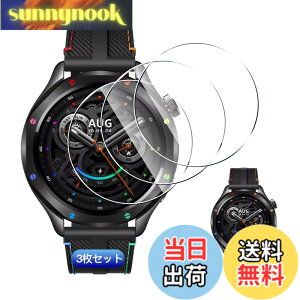 �y���������z�ywnunbg 3���Z�b�g�z �Ή� Xiaomi Watch S4 �K���X�t�B���� 3�� �y���{���Ɏq�f�ލ̗p �d�x9H ��U�h�~ �z �p �V���I�~ Watch S4 �����K���X �t�B���� �Ή� XiaomiWatchS4 1.43�C���` �ی�t�B